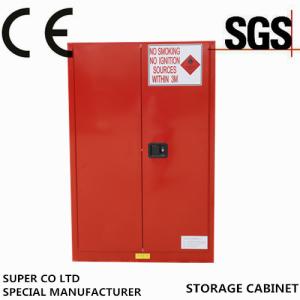 Wholesale Iron Free Standing Lockable Chemical Storage Cabinets , Flammable Storage Locker from china suppliers