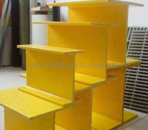 Wholesale Corrosion and chemical resistance pultruded FRP profiles instructure type U / C / I / H beam from china suppliers