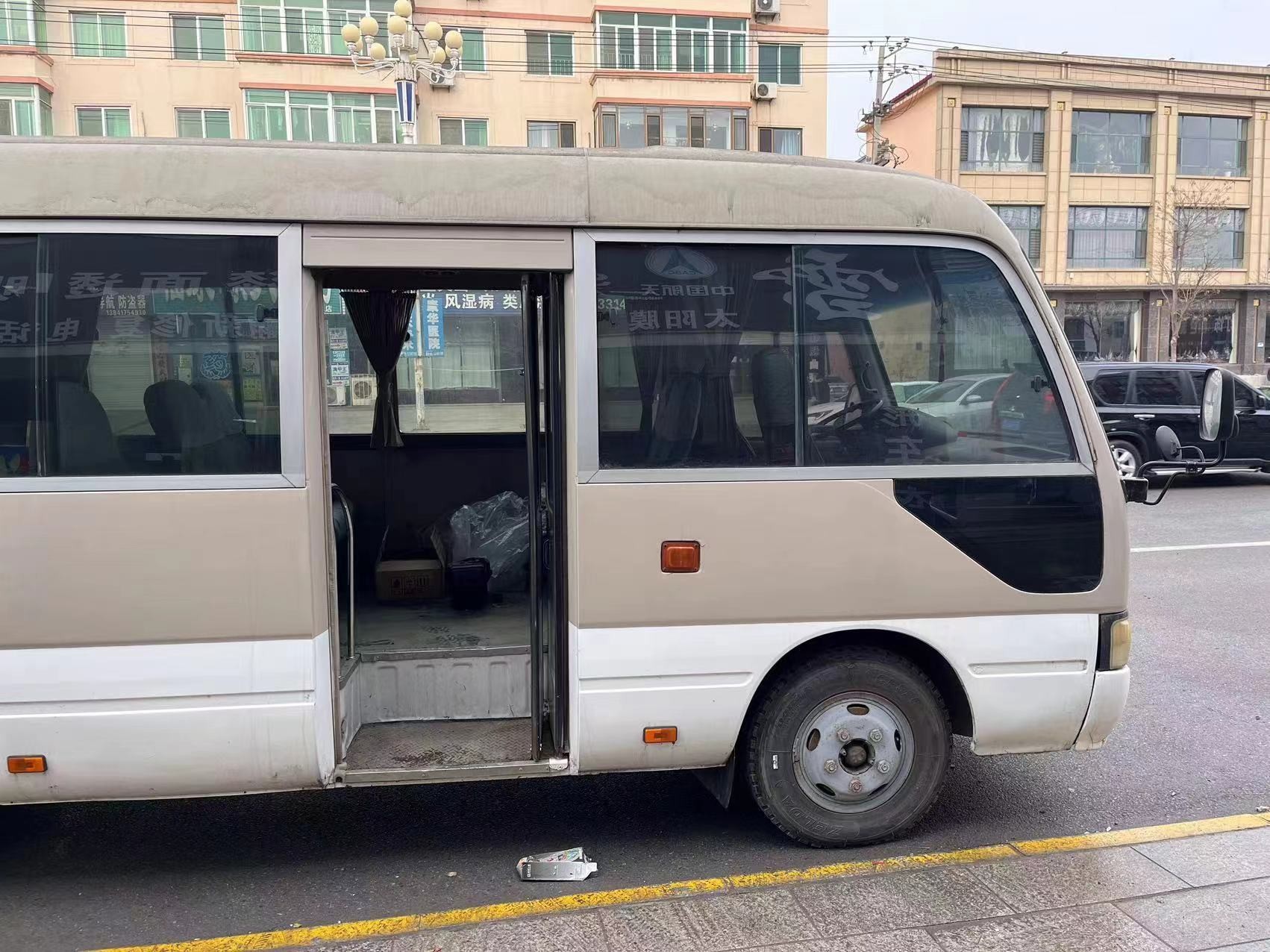 Toyota Coaster Used Bus 29seats 1hz Left Hand Drive Japanese Original