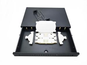 Wholesale Sliding Drawer Type Fiber Optic Patch Panel 19 Inch Metal Material For Terminal Wiring from china suppliers