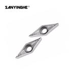 VCGT160404 Cemented Carbide CNC Lathe Cutting Tools For Aluminum Outer Round