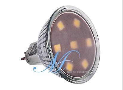 10-30VDC 1.5W MR16 7 SMD5050 LED Lamp Bulb, LED Spotlight, Cabinet Light, LED