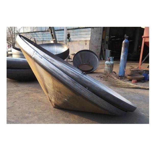 Polishing 304 Stainless Conical Head Cone Dish end Tank Heads with Welding