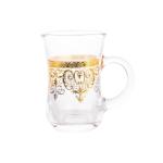 Customized Logo Acceptable Luxury Ceramic Plastic Espresso Glass Cups for Indoor
