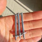Drive Pin Shooting Nail Gun Nails Zinc Coated With Silver Color