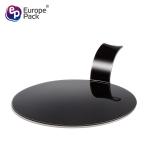 Wholesale round shape disposable plastic cake tray with handle
