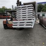0.4mm wine red color steel 50mm eps sandwich roof panel with 14kg for prefabrica