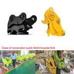 Wear Resistant Mini Digger Hydraulic Quick Hitch For 20 Ton Excavator