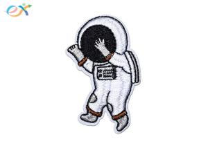 Wholesale Stock Embroidery Iron-On Backing Cosmonaut Embroidered Patches from china suppliers