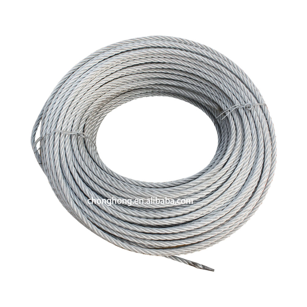 High Tensile Cable Standard AiSi for Wire Rope Coated Stainless Steel Cable