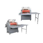 Steel Roller Dia200mm Book Lamination Machine , 160C Paper Roll Lamination