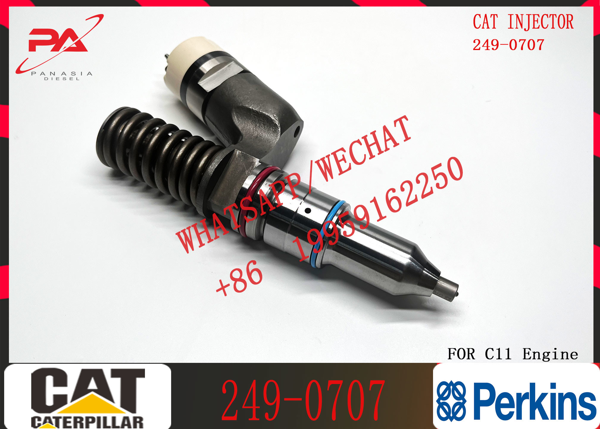 Diesel Engine Injector 249-0707 249-0708 253-1459 249-0712 10R-1305 10R-3147