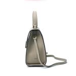 2024 Leather Tote Bag Crossbody with Lockhandbag Fashion Autumn Blue Women's