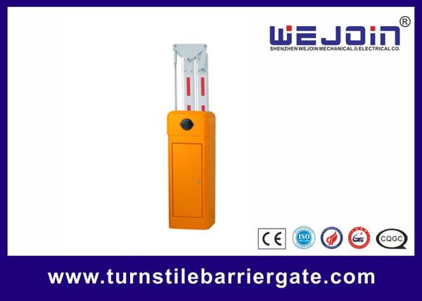 Road Safety Automatic Car Park Barriers , Toll Intelligent Boom Barrier Gate And