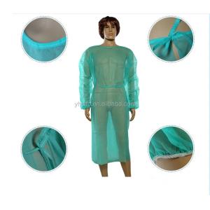Wholesale Dust proof Disposable Isolation Gown Collar Tie Velcro Efficiency from china suppliers