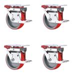 125mm Scaffolding Swivel Wheels , ISO9001 Caster Wheel Scaffolding