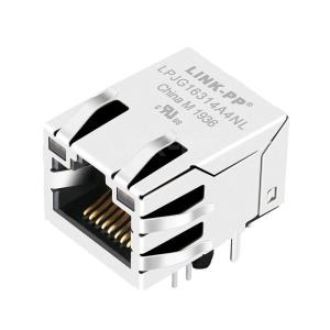 Wholesale LPJG16314A4NL 100/1000 Base-T Tab Up G&amp;Y/G&amp;Y Led Single Port Network Jack RJ45 Connectors from china suppliers