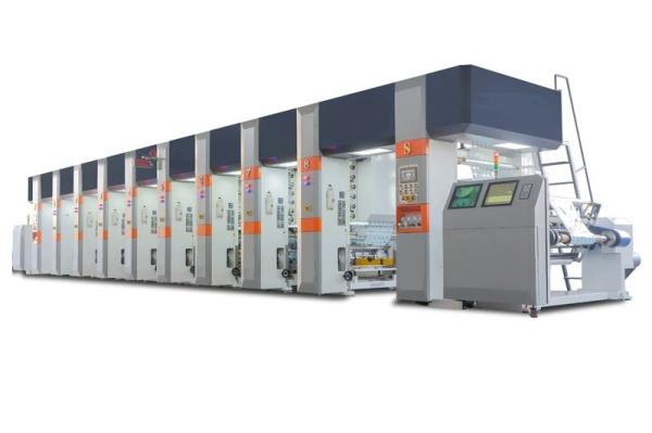ASY-A 8 color 1000mm high speed 200m/m gravure printing machine 7 motors