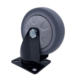 Wholesale 4'' Swivel Plate Caster TPR Wheel 200 kg Capacity from china suppliers