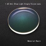 1.60 Anti Blue Light AR Coating Ophthalmic Lenses Finished Single Vision Lenses