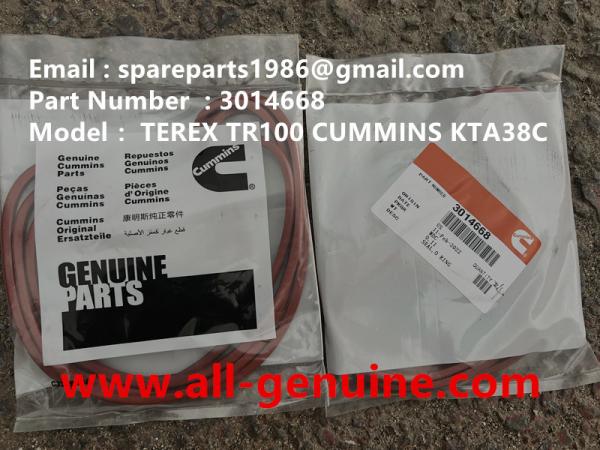 3014668 SEAL O RING TEREX CUMMINS DUMP TRUCK TR50 TR60 TR100 TR70 MINING HAULER