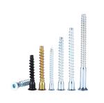 Flat Head Drive Self Tapping Euro Screw Hexagonal Wood Furniture Confirmat Screw