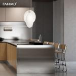 New Smart Kitchen Stainless Cabinet Wood Grain High Gloss Kitchen Cabinets