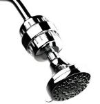 Electroplate Hard Water Shower Head Filter , Lower Pressure Shower Head Water