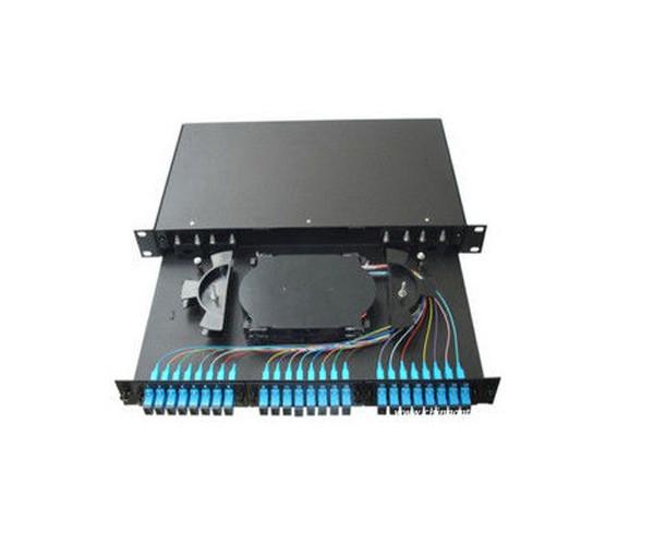 24 Port ODF Fiber Optic Patch Panel 19 Inch Fiber Optic Terminal Box
