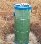 Customized Sewage Integrated Prefabricated Pump Station FRP GRP High Purificatio