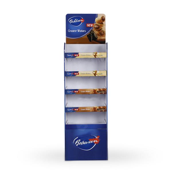 cardboard pop up display stands 4 layers small cardboard displays biscuit