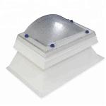 Anti Riot Shields Polycarbonate Dome Rooflights , Light Plastic Domes For Crafts