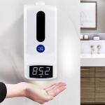 Home 1000ml 15.8*11.6*28.6cm Thermometer Soap Dispenser