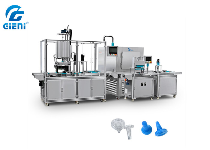 5 Nozzle Silicone Lipstick Filling Cooling Releasing Machine With Speed 1000pcs/Hour