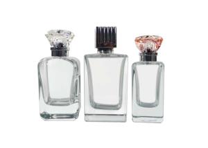 Wholesale Portable Refillable Empty Glass Perfume Bottle Light Weight With Plastic Cap from china suppliers