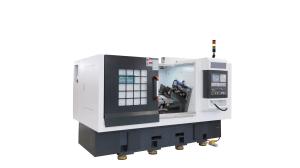 Wholesale High Precision Inclined Bed Dual Spindle Milling &amp; Drilling Center from china suppliers