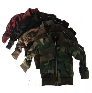 Wholesale 2019 Fashionable Nylon Childs Bomber Jacket , Kids Flight Jacket Long Sleeve from china suppliers