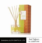 Clear Round Bottle Long Lasting Reed Diffuser , Room Scents Reed Diffuser