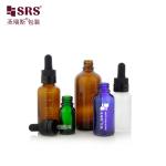 D007 5ml 10ml 15ml 30ml 50ml 100ml Amber Glass Bottle With Volume Printed For