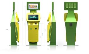 Wholesale Touch Screen Ticketing, Card printing, Passport Scan Lobby Kiosk / Kiosks from china suppliers