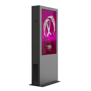 Wholesale 65 Inch Digital Kiosks Touch Screen , Floor Standing LCD Advertising Display With Air Conditioner from china suppliers