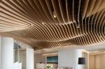 Open Cell Aluminum Customized Grid Ceiling Modern Strip Metal Ceilings