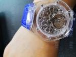 Thickness 3.75mm Sapphire Crystal Watch Case Blue 9H High Hardness Abrasion