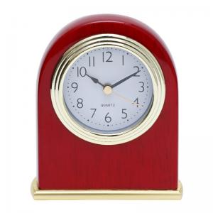 Wholesale Red Rosewood Desk Clock Hotel Guest Room Supplies Hotel Alarm Clock from china suppliers