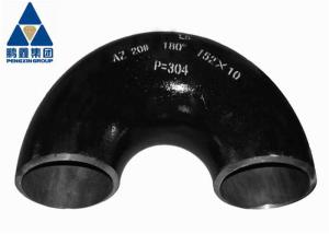 Wholesale Pipe Elbow Fittings Az 20# 180° 152*10 P=304 black coating carbon an elbow is a pipe fittings that changes the direction from china suppliers