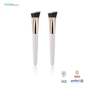 Wholesale OEM ODM Angled Blending Synthetic Hair Makeup Brush Customized Color from china suppliers