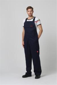 Wholesale EN11611 Fire Resistant Bib Overalls , 350g Coal Mining Bibs from china suppliers