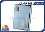 Silver Metallic Paper Box Straight Tuck End Foldable Cosmetic Paper Box