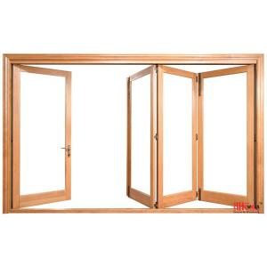 Wholesale ODM OEM 3 Panel Bi Fold Doors Windows Double Glazed from china suppliers