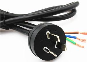 Wholesale High quality Australian 3 pin power cord without stopper power cable lead from china suppliers